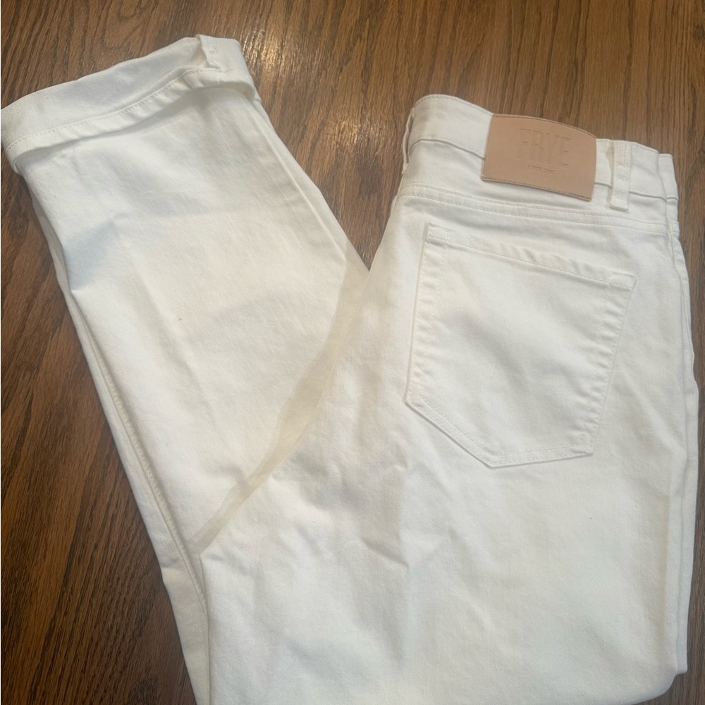 Frye Cream Denim Jeans